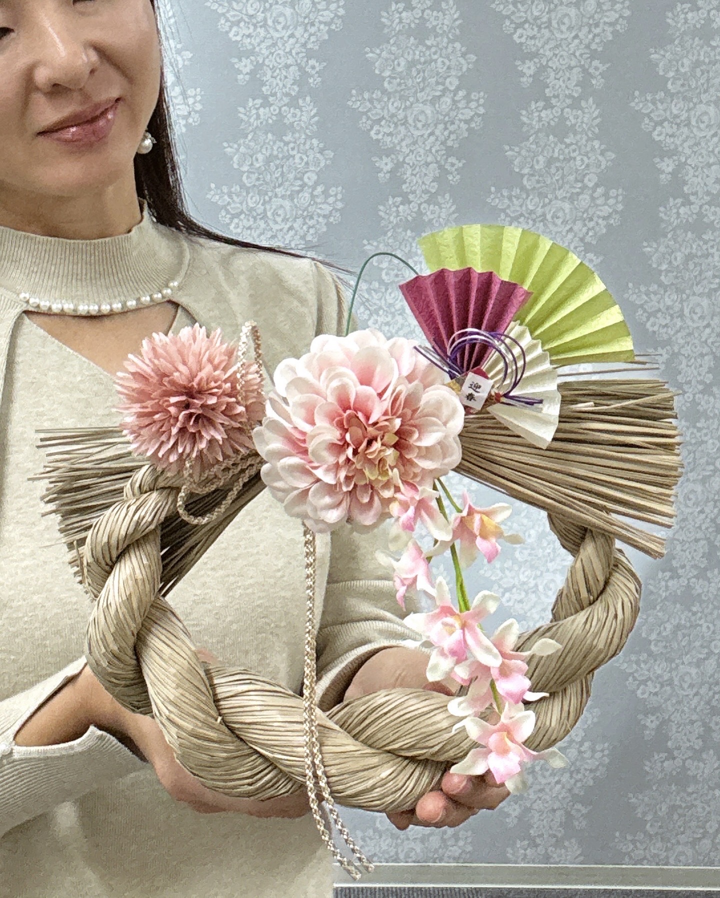 しめ縄リース体験レッスン【手作り・ハンドメイド】｜ブーケ保存 