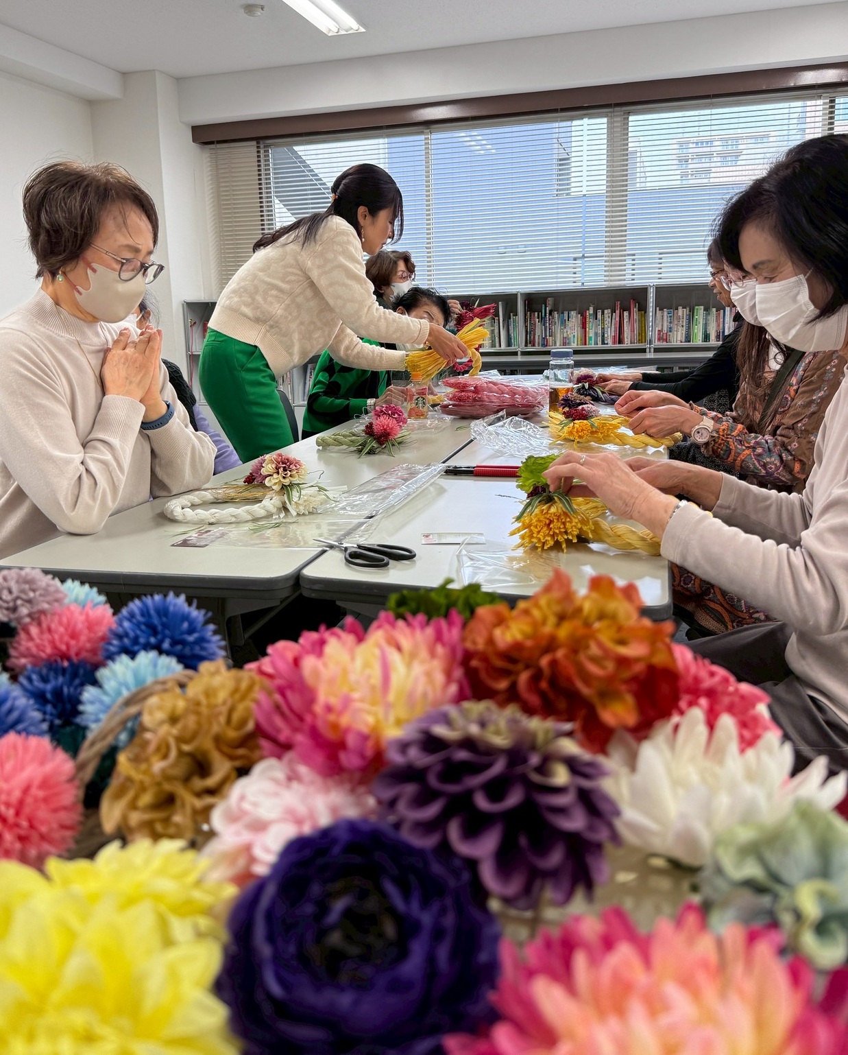 しめ縄リース体験レッスン【手作り・ハンドメイド】｜ブーケ保存 