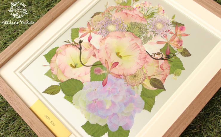 ガーベラ ブーケ保存 プロポーズ花束保存 名古屋 アトリエ由花