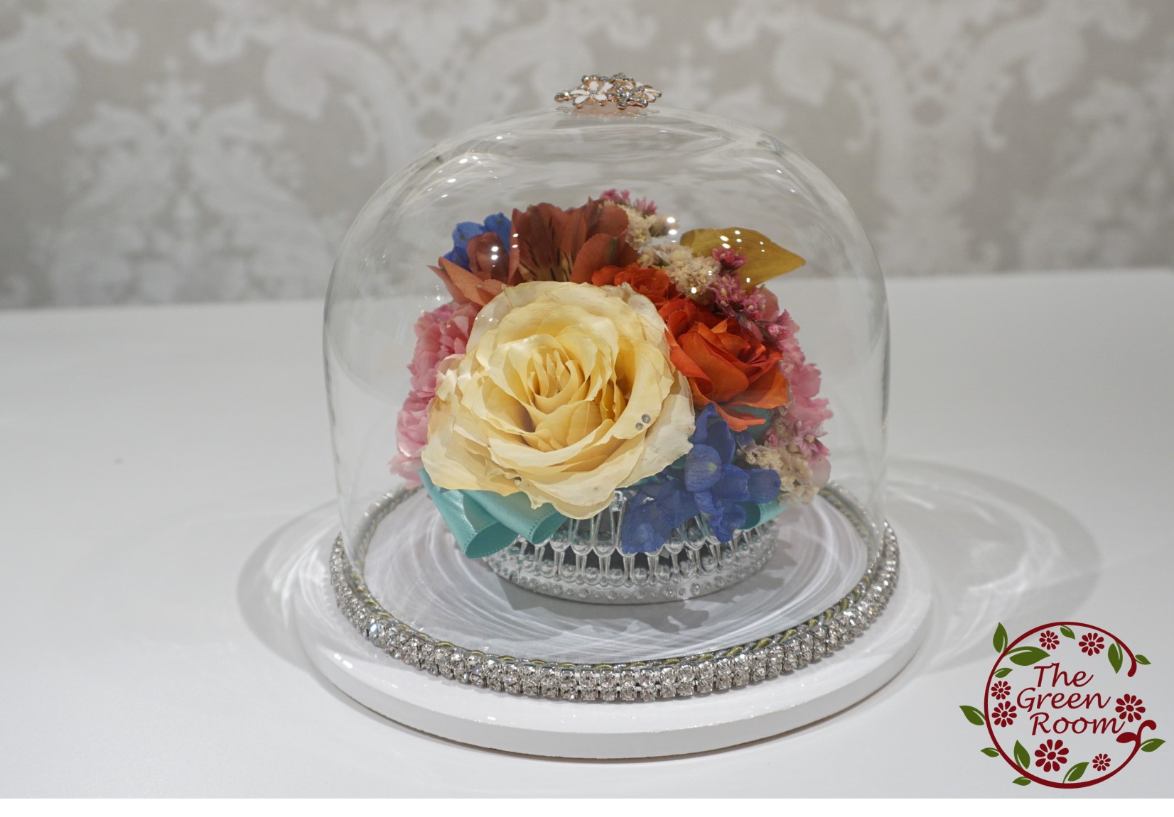 ブーケアフターアトリエ由花美女と野獣風 4 ブーケ保存 プロポーズ花束保存 名古屋 アトリエ由花