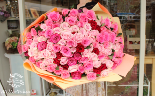 花束フラワーアレンジのご注文なら名東区花屋グリーンルーム ブーケ保存 プロポーズ花束保存 名古屋 アトリエ由花