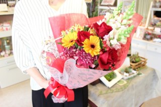 花束 フラワーアレンジメント などお花のギフト ブーケ保存 プロポーズ花束保存 名古屋 アトリエ由花