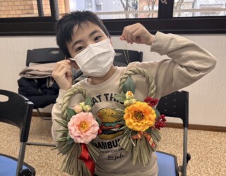 クリスマスしめ縄ワークショップ名古屋出張講師