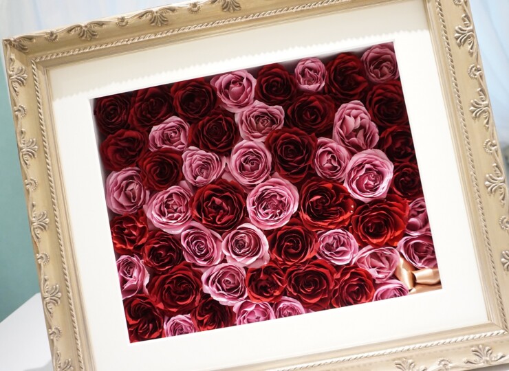 エレガントフレーム ココ ブーケ保存 プロポーズ花束保存 名古屋 アトリエ由花