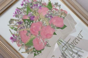 プロポーズ花束押し花名古屋花屋保存加工