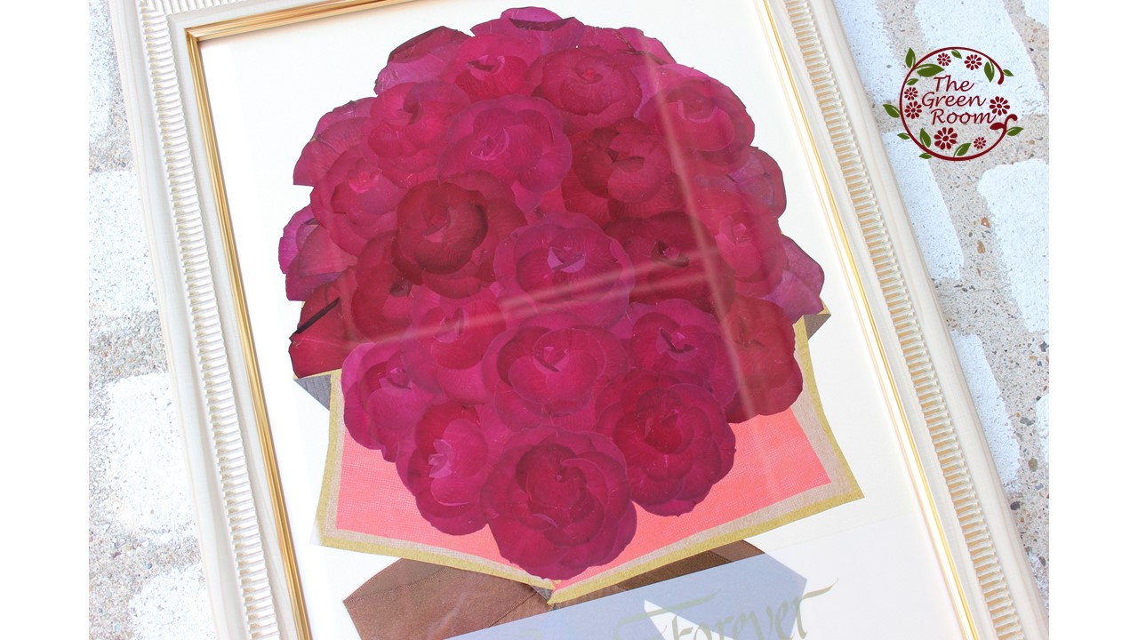 108薔薇押し花名古屋花屋保存加工