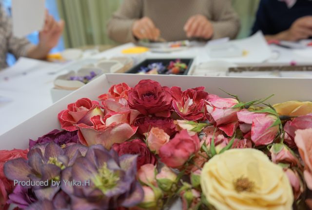 毎月イベントページ|レカンフラワー体験レッスン開催しました。|お花バイキング