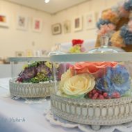 2017年開催レカンフラワー作品展展示品ケーキコラム