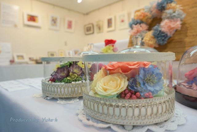 2017年開催レカンフラワー作品展展示品ケーキコラム