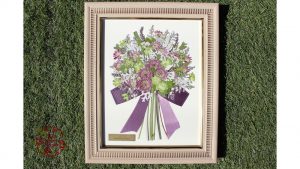 クラッチブーケ押し花名古屋花屋保存加工