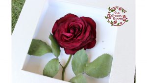 赤バラ108本☆プロポーズの花束を押し花と立体２つのフレームご注文が増えています☆｜立体アップ