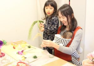グリーンルームアトリエ由花兵藤しめ縄クリスマスレッスン