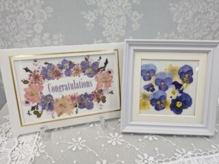 押し花ワークショップ名古屋派遣講師