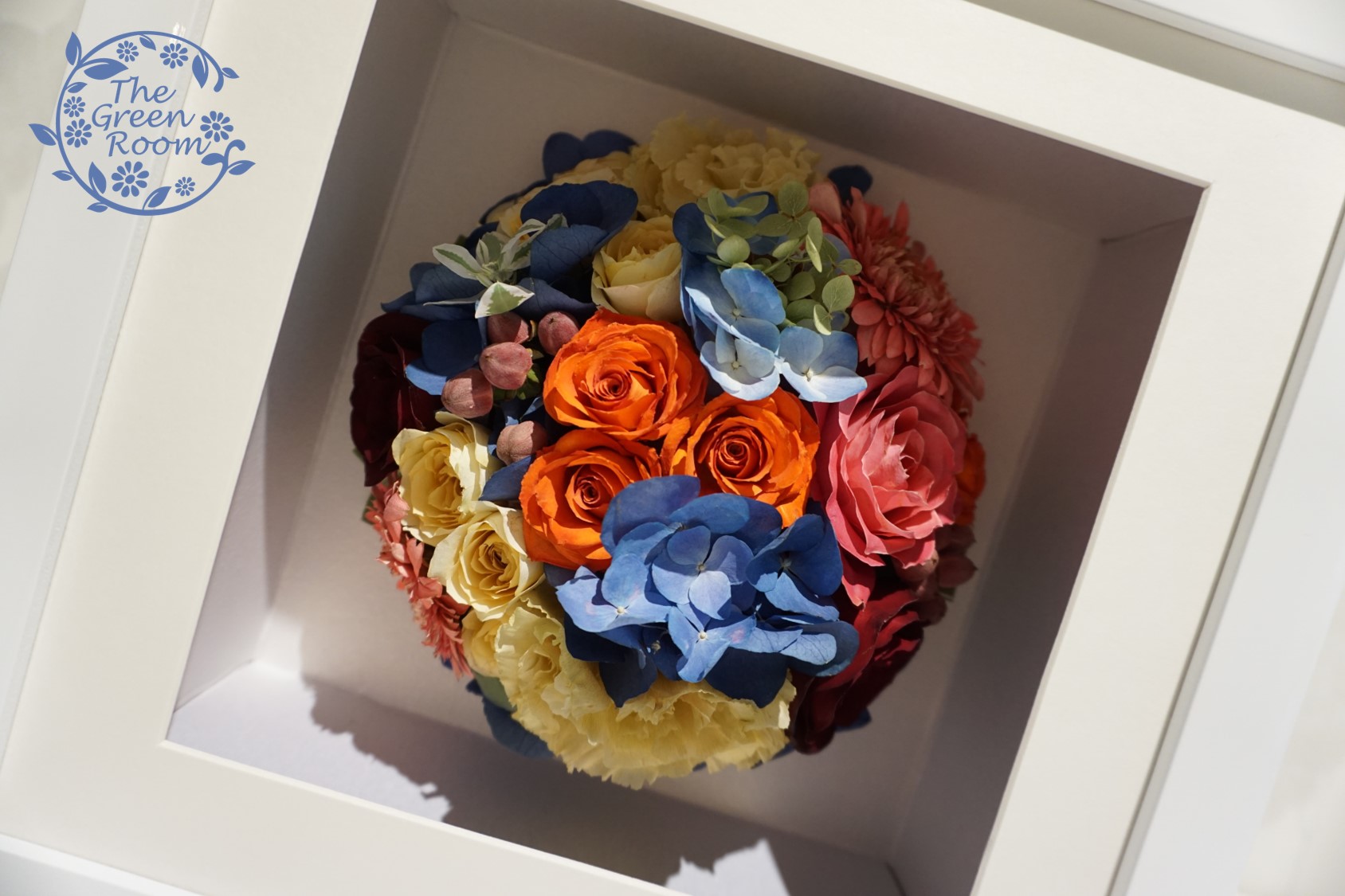 結婚式のラウンドブーケの形をそのまま残るから一番人気 ブーケ保存 プロポーズ花束保存 名古屋 アトリエ由花