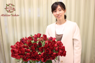 108輪バラ残すアフターブーケ名古屋