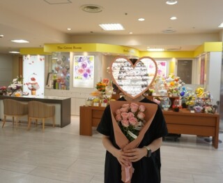 ガラスドームアトリエ由花アフターブーケ名古屋格安