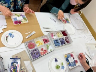 ハルメクレカンフラワーワークショップ名古屋アトリエ由花5