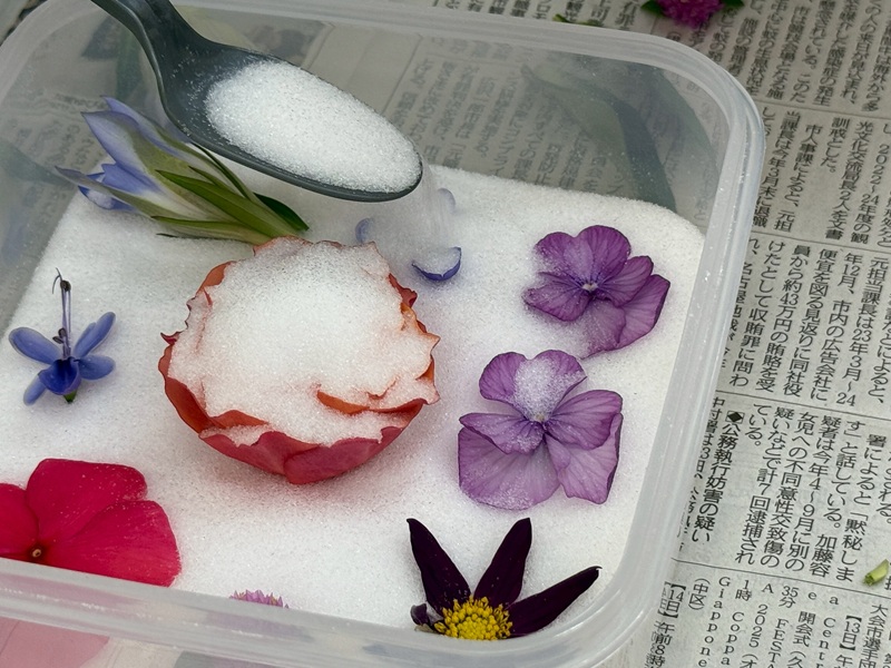 ハルメクレカンフラワーワークショップ名古屋アトリエ由花5