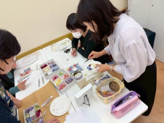 ハルメクレカンフラワーワークショップ名古屋アトリエ由花4