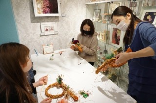クリスマスしめ縄出張イベント講師名古屋ワークショップ