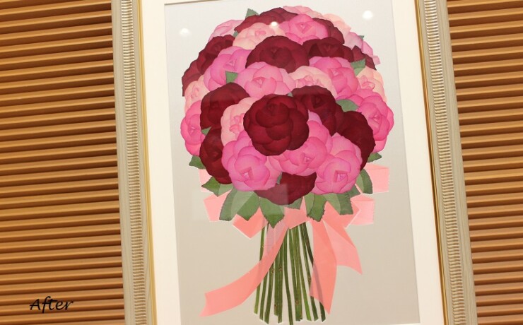 押し花加工アフターブーケ名古屋可愛い