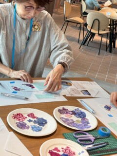 文喫栄ワークショップ押し花体験アトリエ由花4